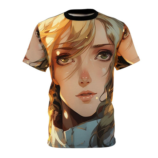 Castlevania inspired t-shirt featuring the character Maria Renard