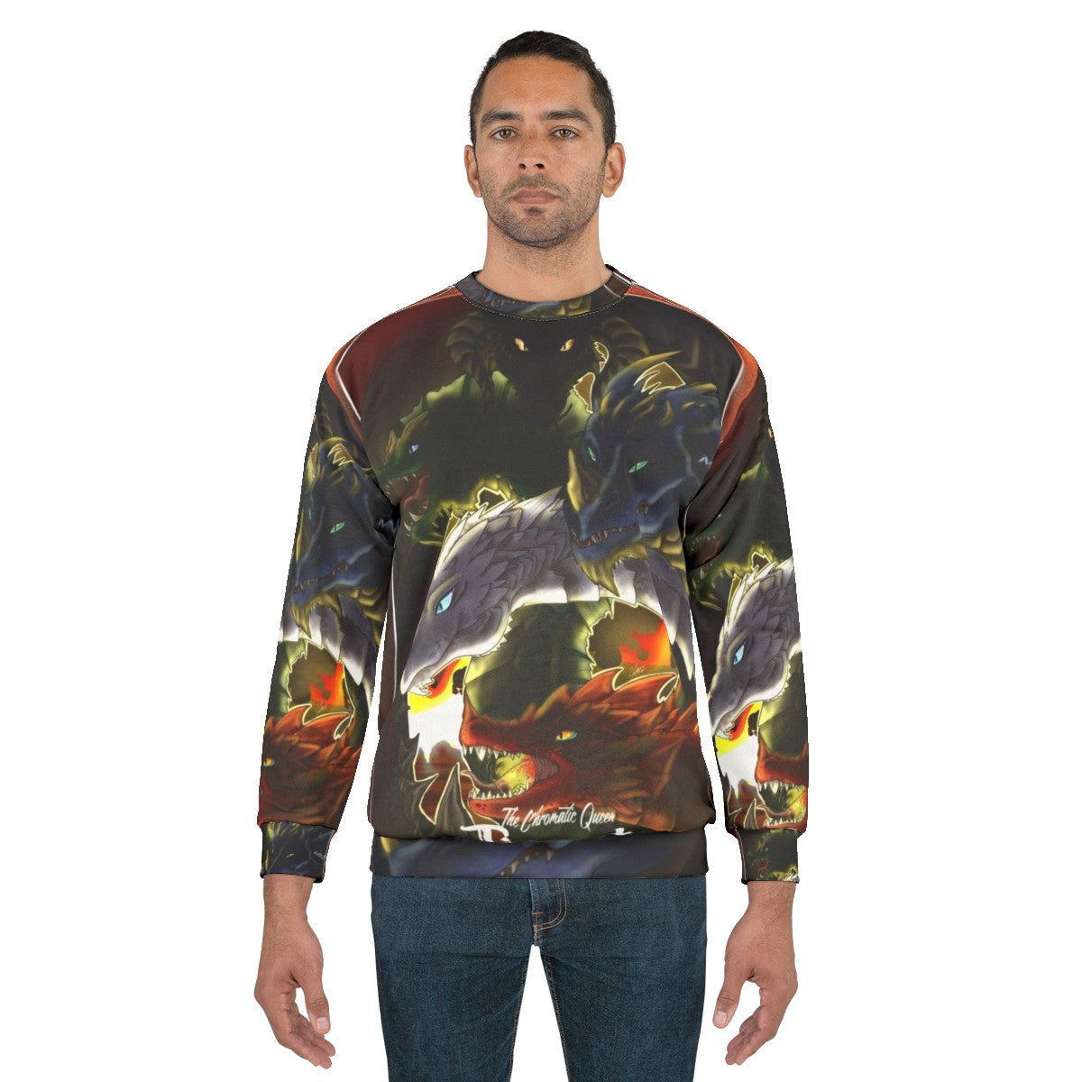 Tiamat the Chromatic Dragon Dungeons and Dragons Sweatshirt - men