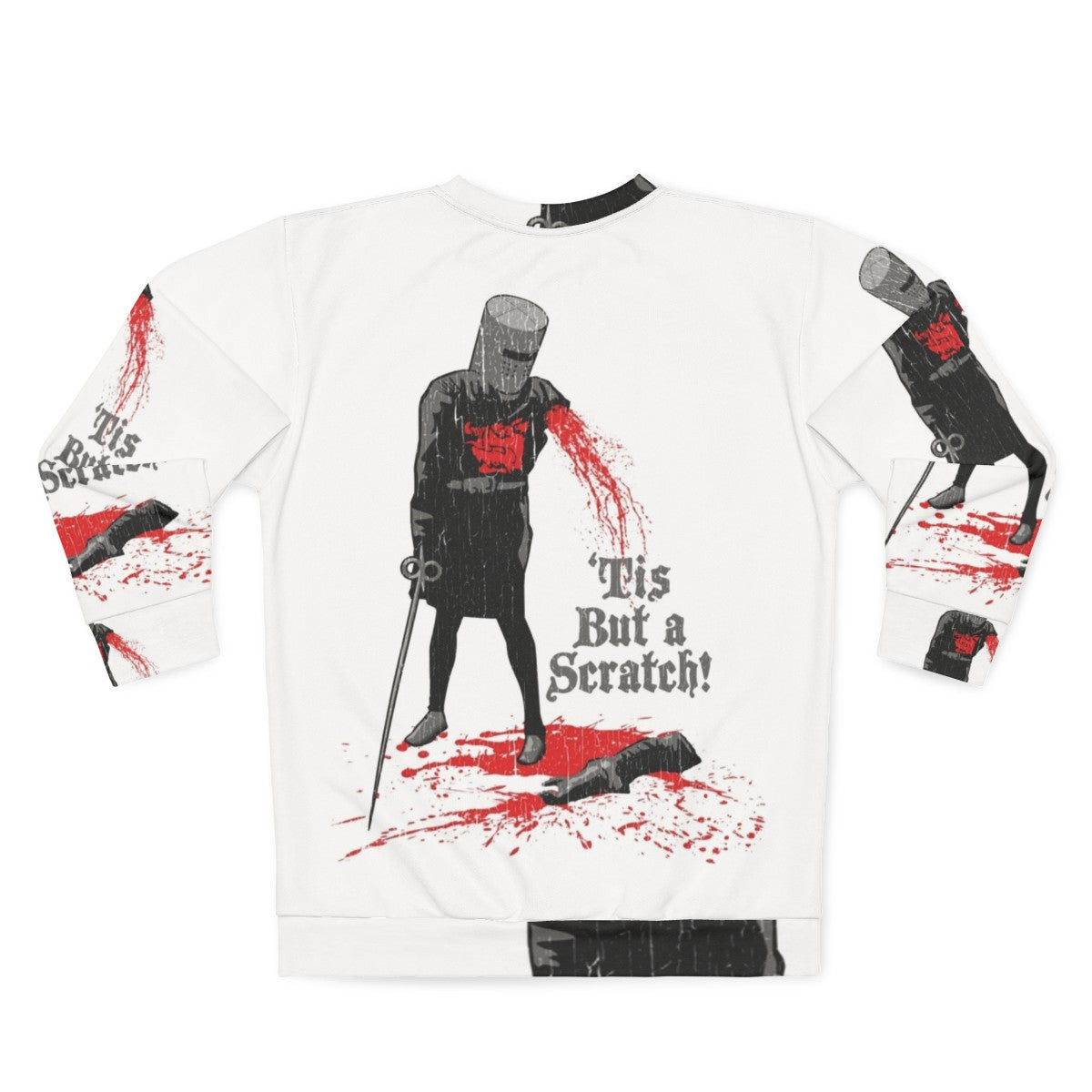 Monty Python "Tis But a Scratch" Sweatshirt - Back