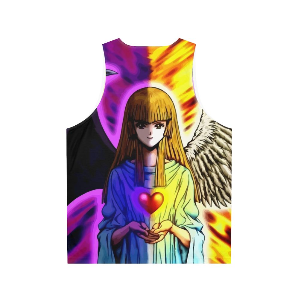 Yugioh Anime Blue Eyes & Dark Magician Unisex Tank Top - Back