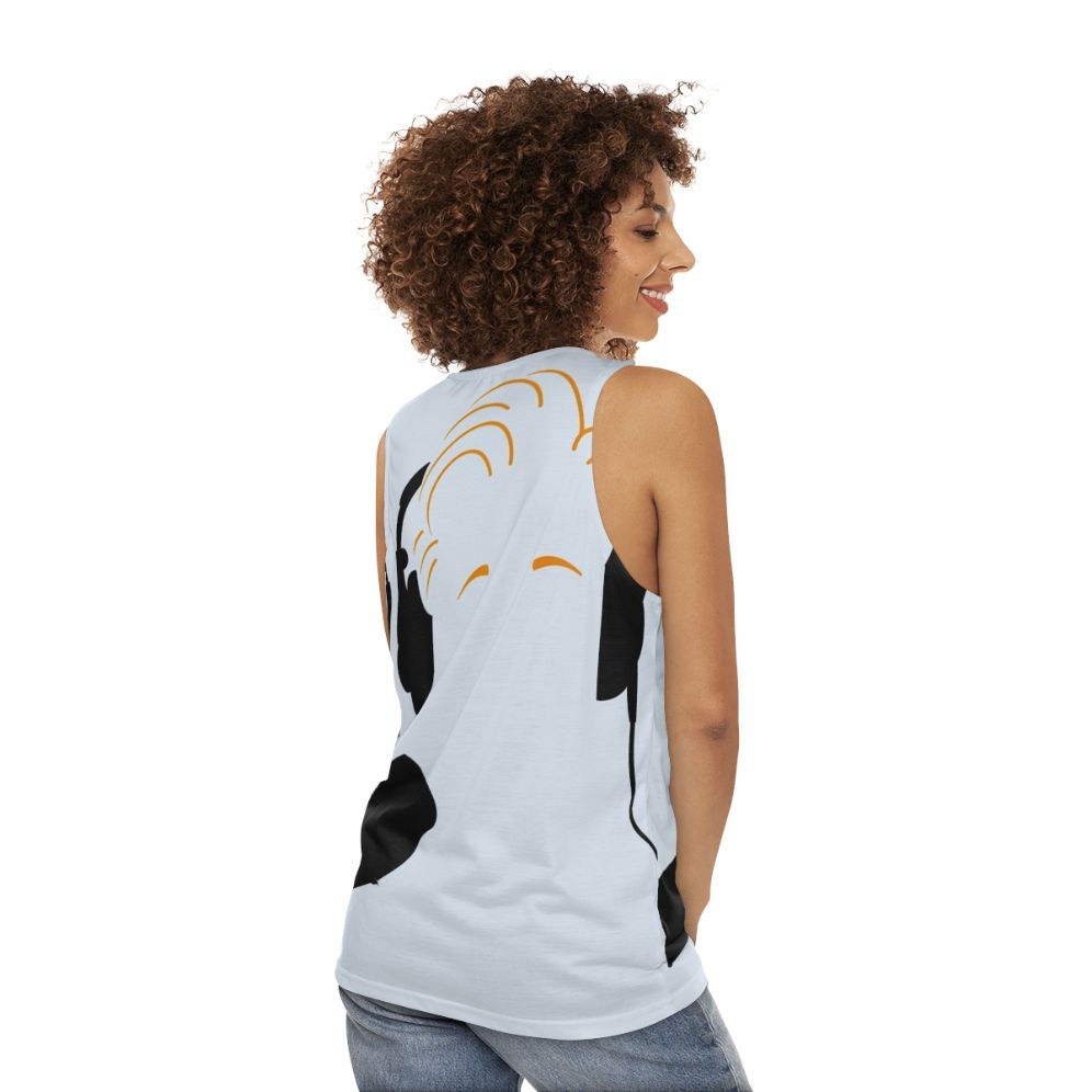 Unisex Team Coco Graphic Tank Top - women back