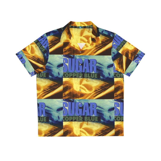 Blue copper sugar Hawaiian shirt