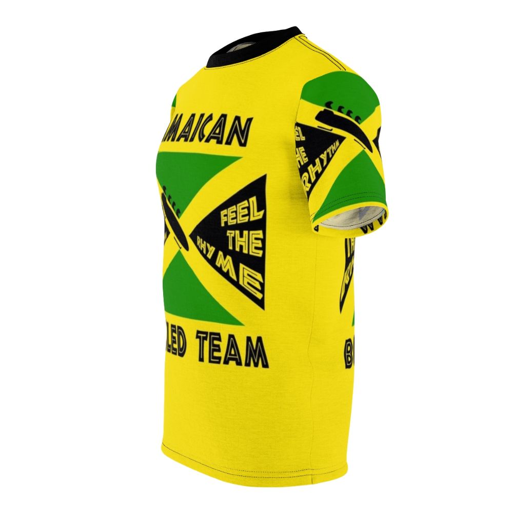 Jamaican Bobsled Team Inspired Retro 90s Costume T-Shirt - men left