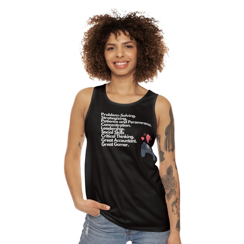 Unisex Accounting & Gaming Skills Tank Top - women