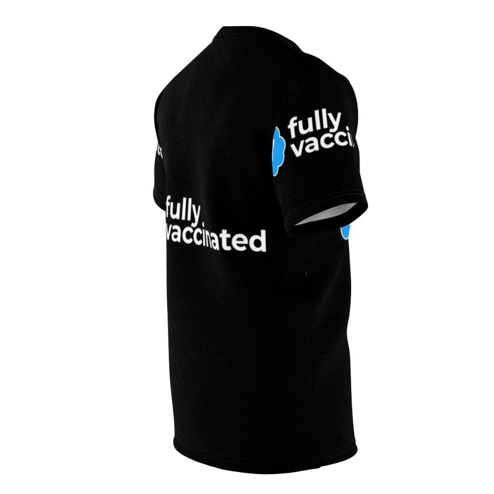 Fully Vaccinated Covid-19 Vaccination Awareness T-Shirt - men right