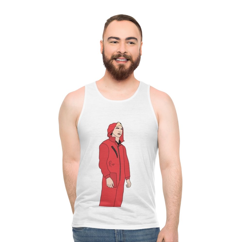 Money Heist Rio Unisex Tank Top - men