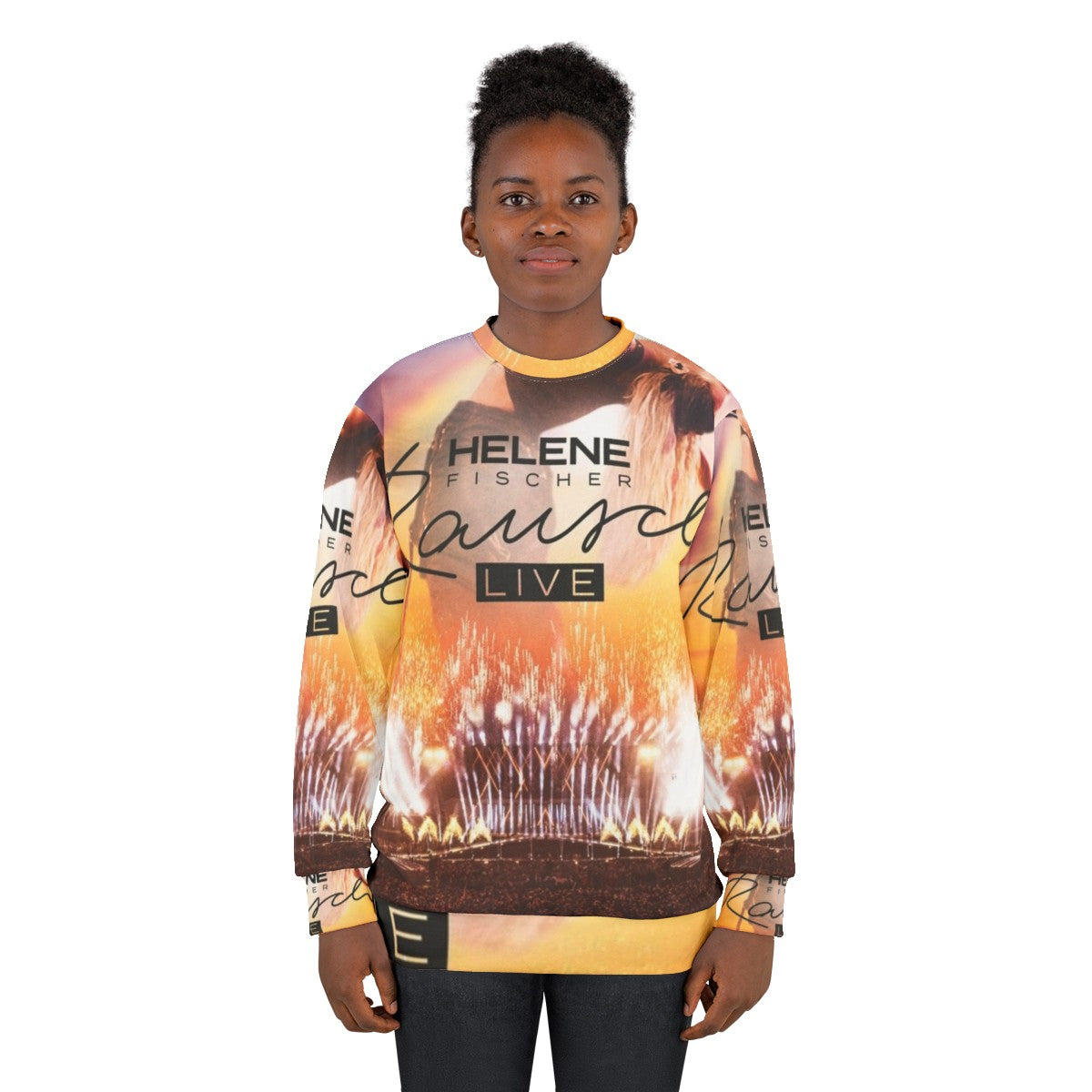 Helene Fischer Rausch Live Sweatshirt with pop music and concert aesthetic design - women