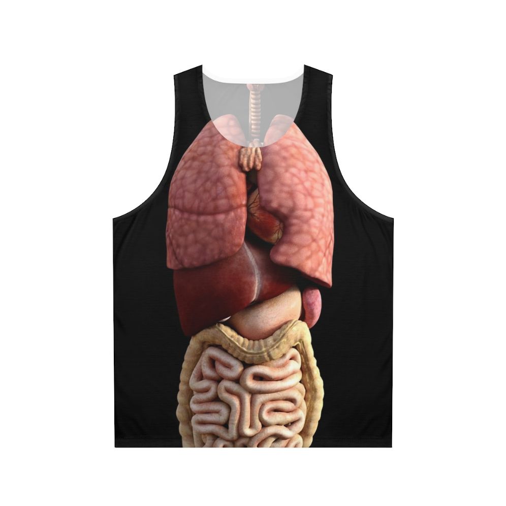 Humorous "My Internal Organs" unisex tank top