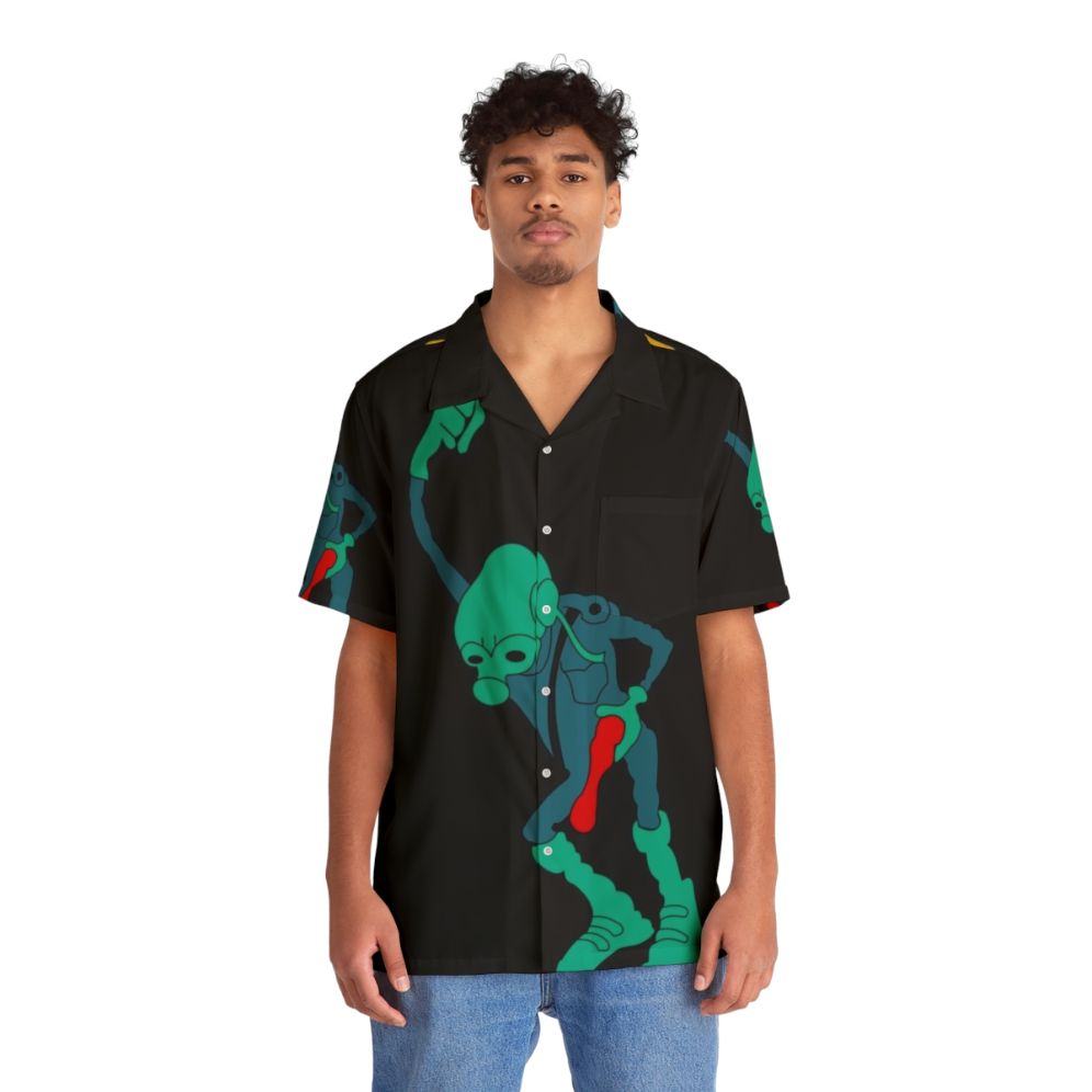 Wizards Hawaiian Shirt featuring Ralph Bakshi's post-apocalyptic fantasy designs - People Front