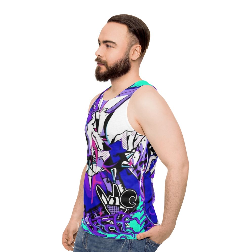 Helluva Boss Loona Unisex Tank Top - men side