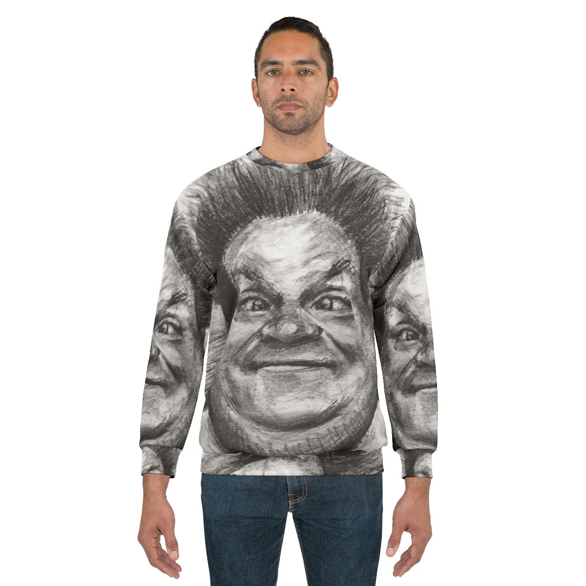 Chris Farley Portrait Sketch Sweatshirt - men