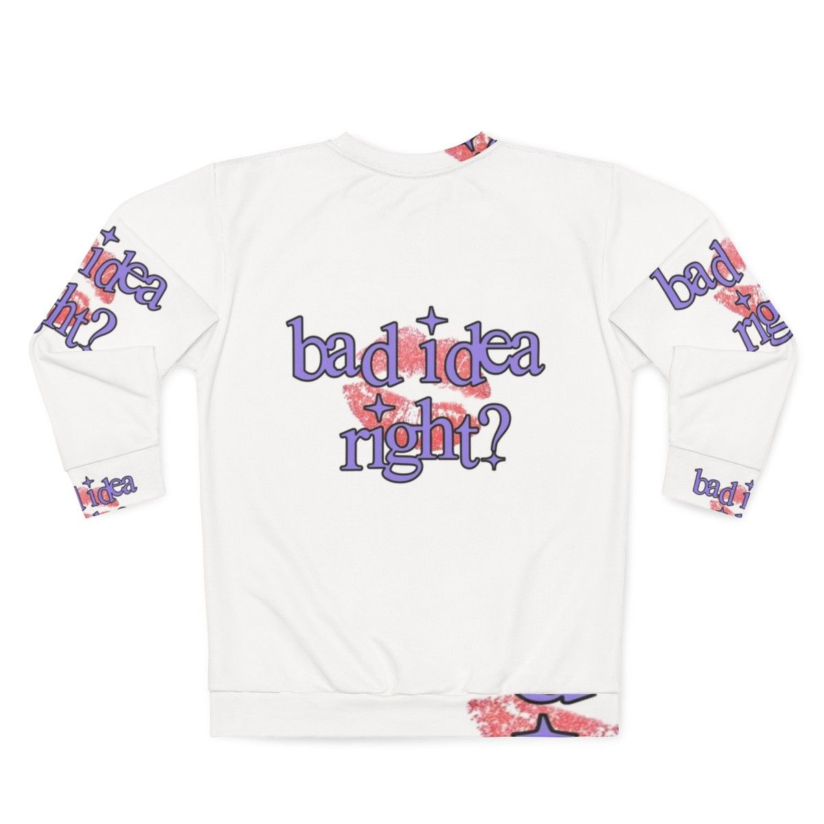 Olivia Rodrigo 'Bad Idea Right' Sour Album Merchandise Sweatshirt - Back