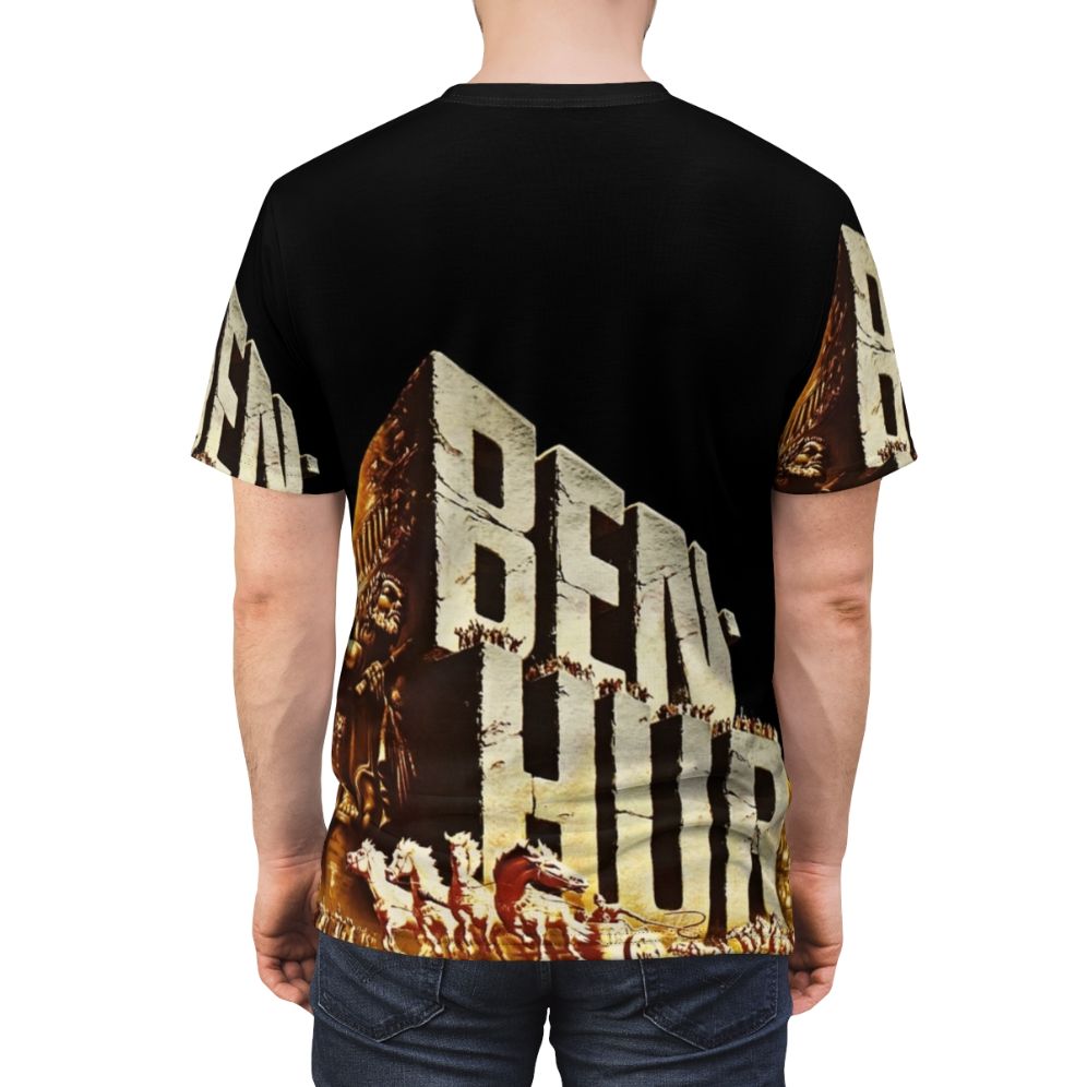 Vintage-inspired Ben Hur graphic t-shirt with a modern, creative design - men back