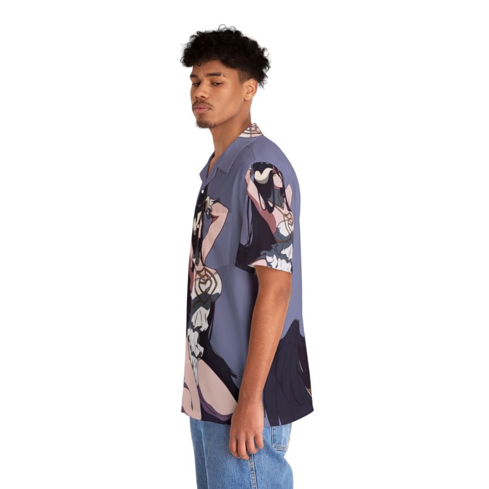 Casual Albedo Hawaiian Shirt with Anime-Inspired Design - People Left