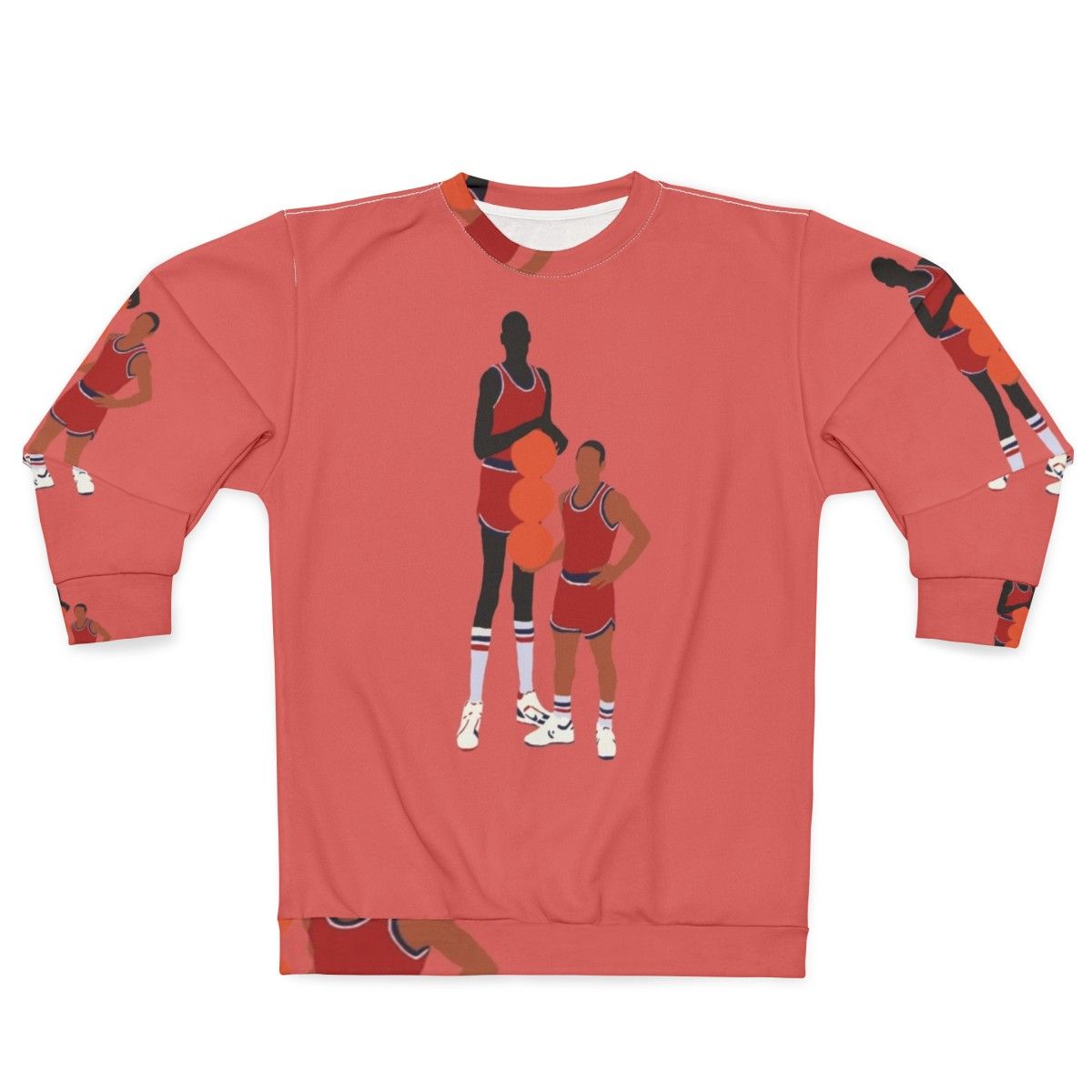 Manute Bol and Muggsy Bogues Washington Bullets Basketball Sweatshirt