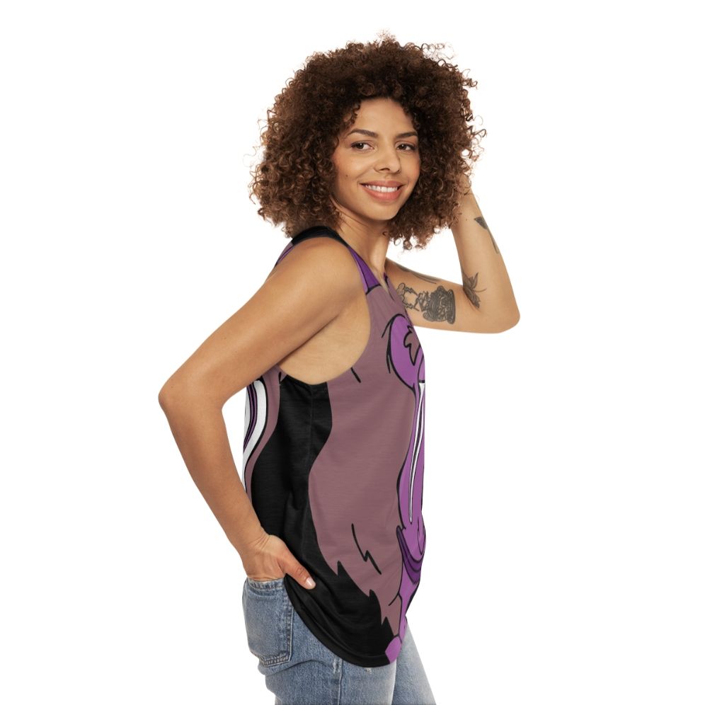 Big Mouth Hormone Monster Unisex Graphic Tank Top - women side