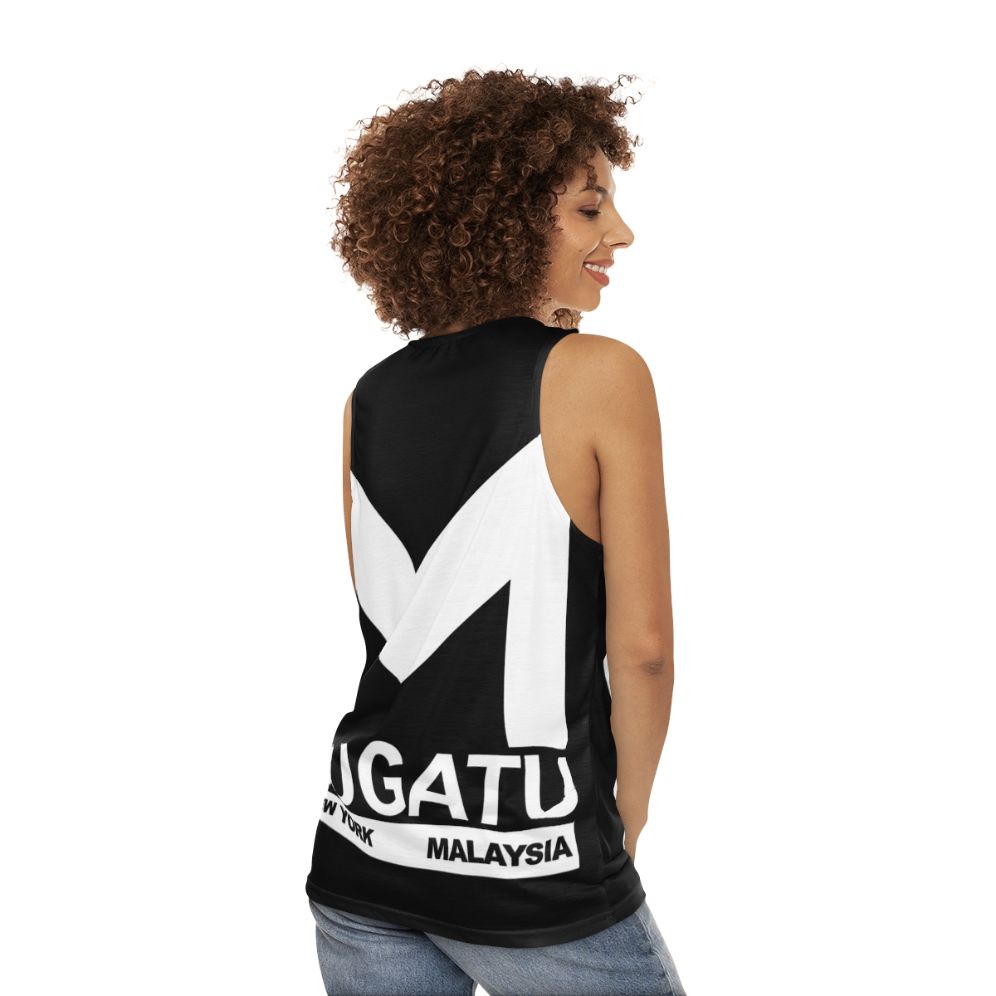 Zoolander Unisex Tank Top - women back