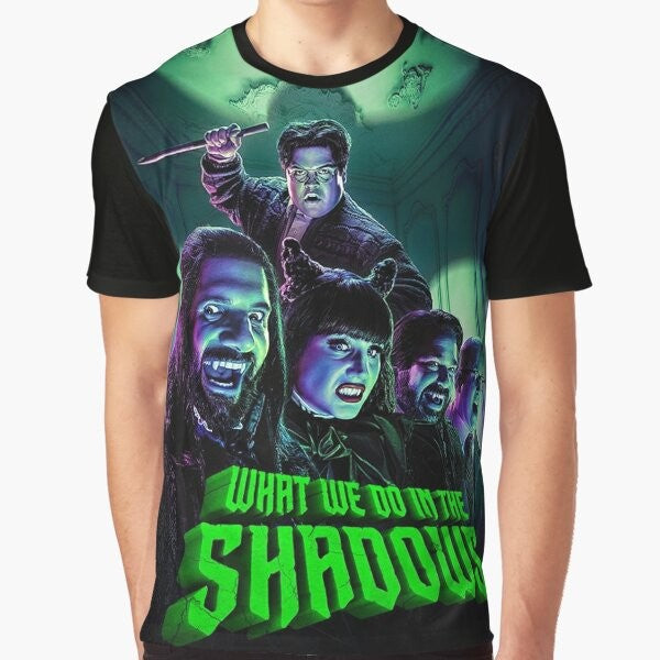 The Staten Island Gang Graphic T-Shirt featuring What We Do in the Shadows characters