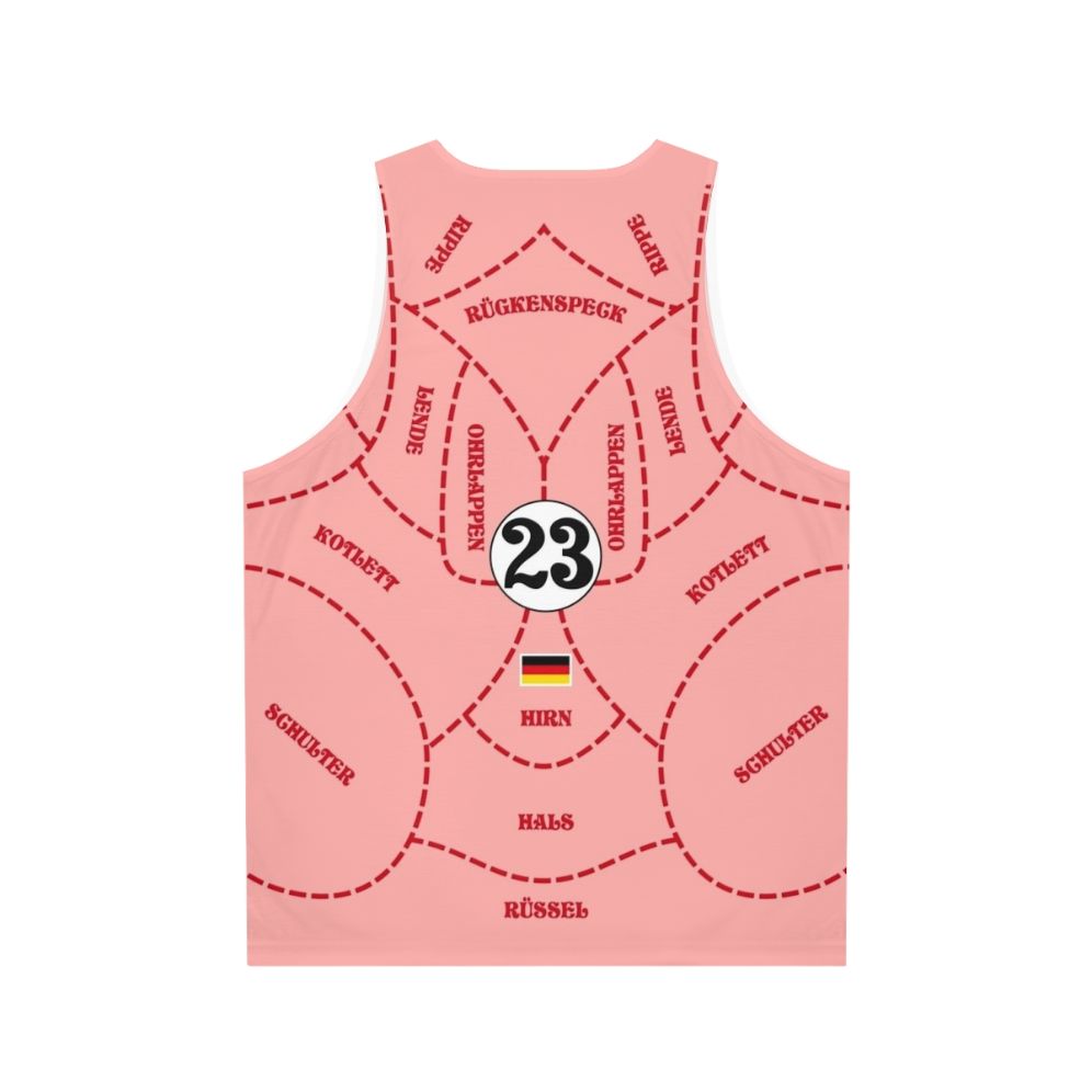 Vintage Porsche 917 #23 motorsports tank top - Back