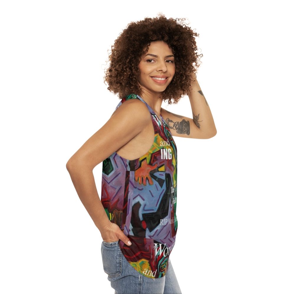 The Wonderful Frightening World Of The Fall Unisex Tank Top - women side