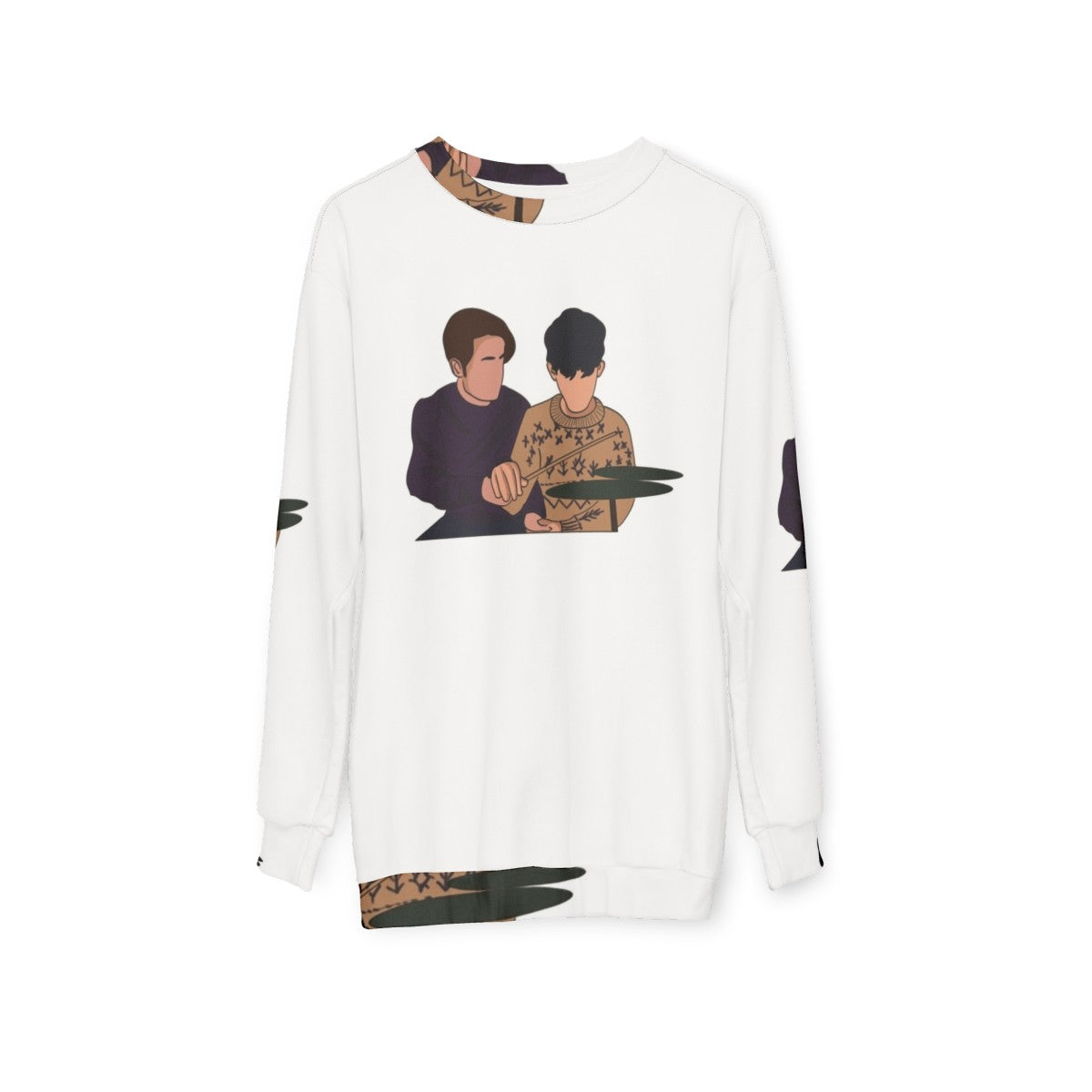 Heartstopper Nick and Charlie Sweatshirt - hanging