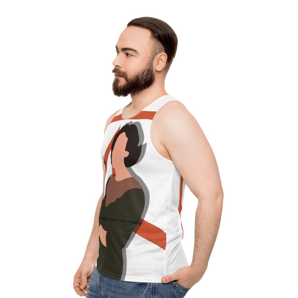 Audrey Horne Twin Peaks Unisex Tank Top - men side