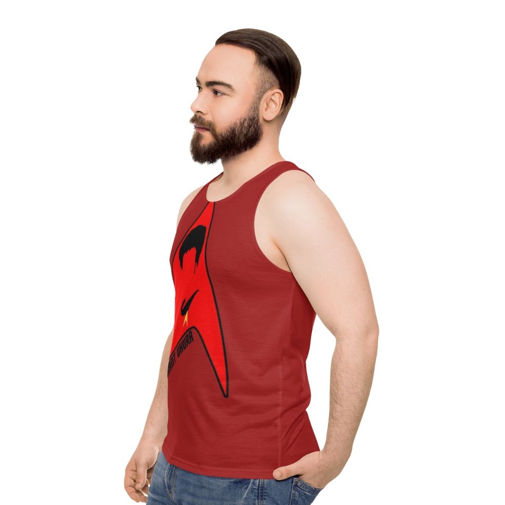 Star Trek Lieutenant Uhura Unisex Tank Top - men side