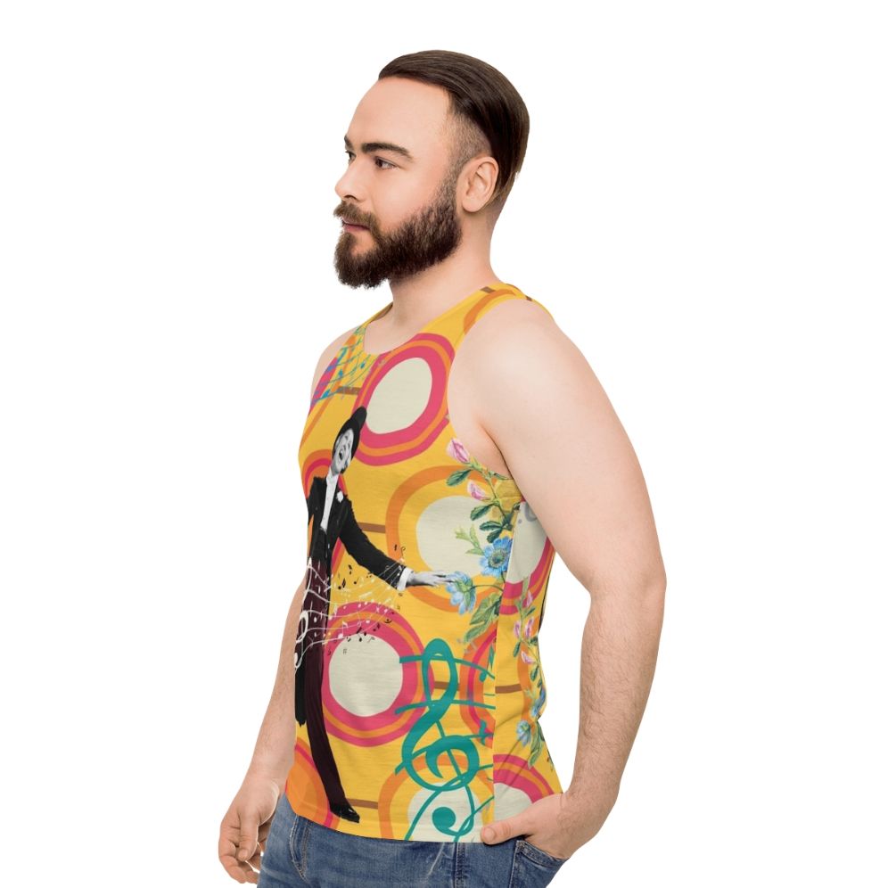 Lullaby of Broadway 50s Unisex Tank Top - men side