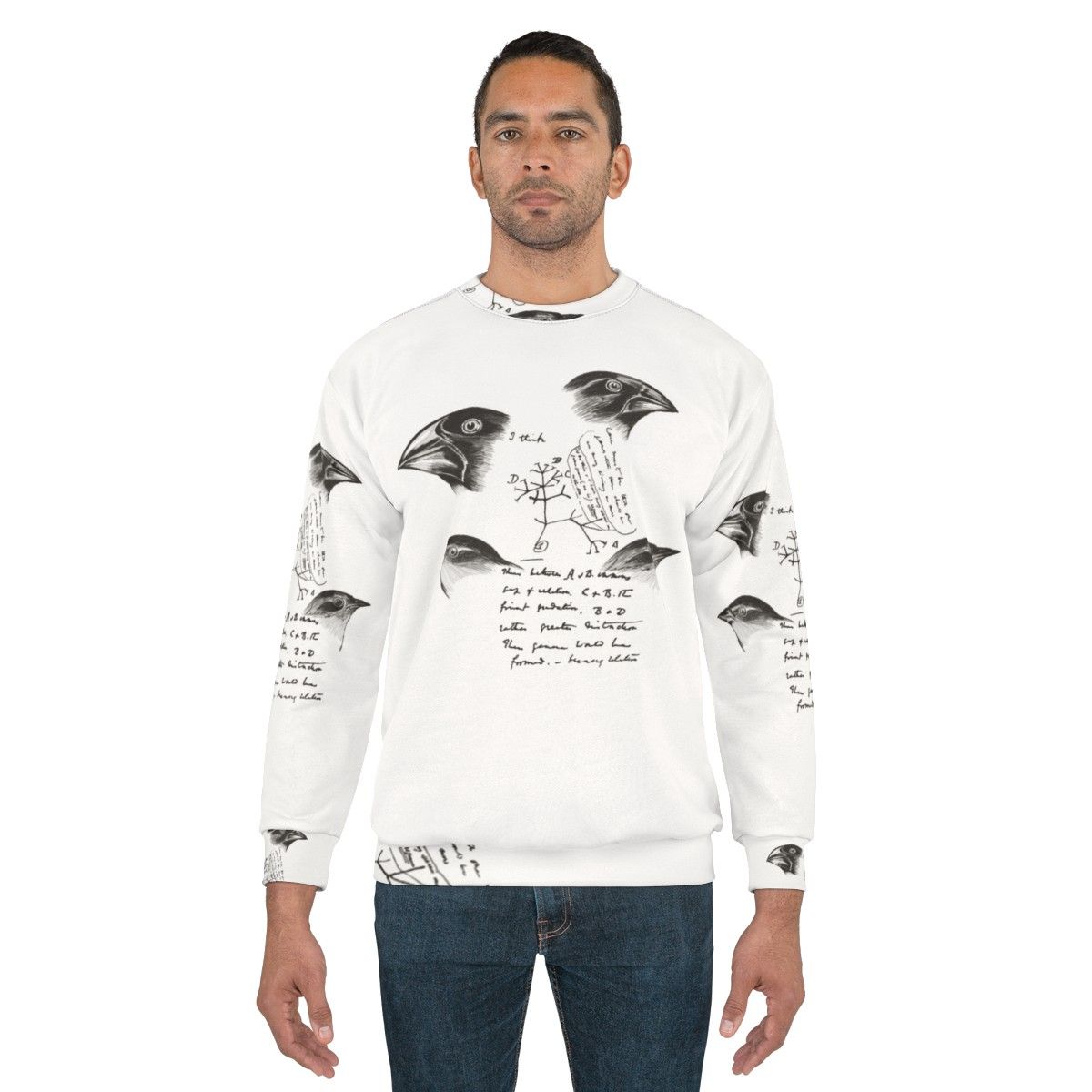 Darwin's Finches Evolution Biology Sweatshirt - men