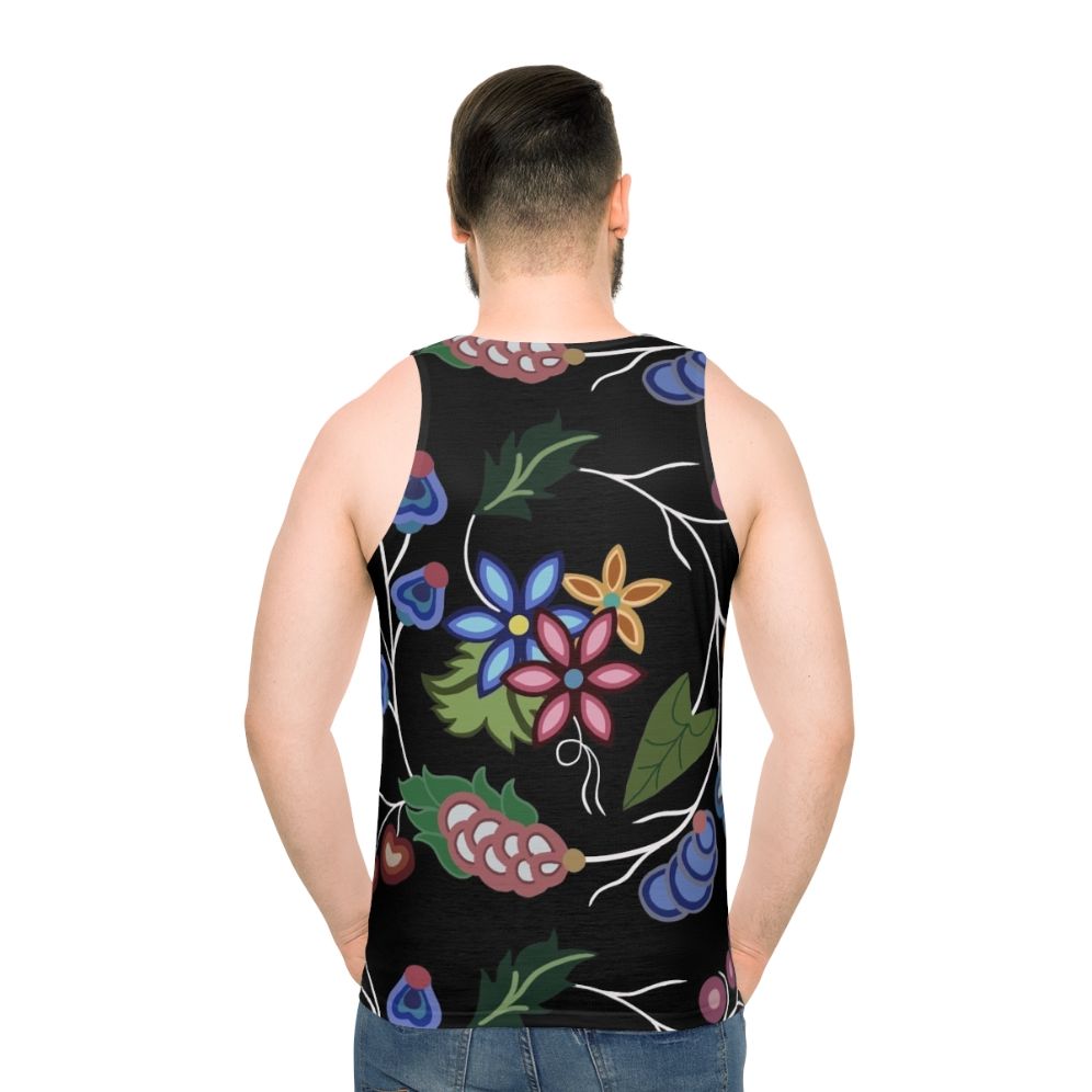 Anishinaabe Unisex Tank Top - men back