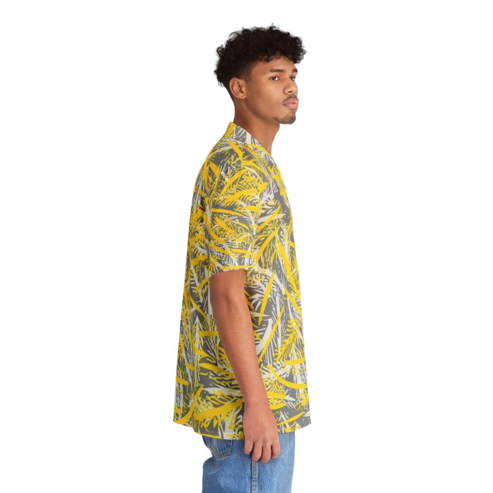 Ultimate Gray Illuminating Cloud Dancer Hawaiian Shirt - People Pight