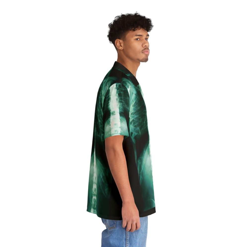 X-ray Hawaiian shirt featuring human anatomy and marine life - People Pight