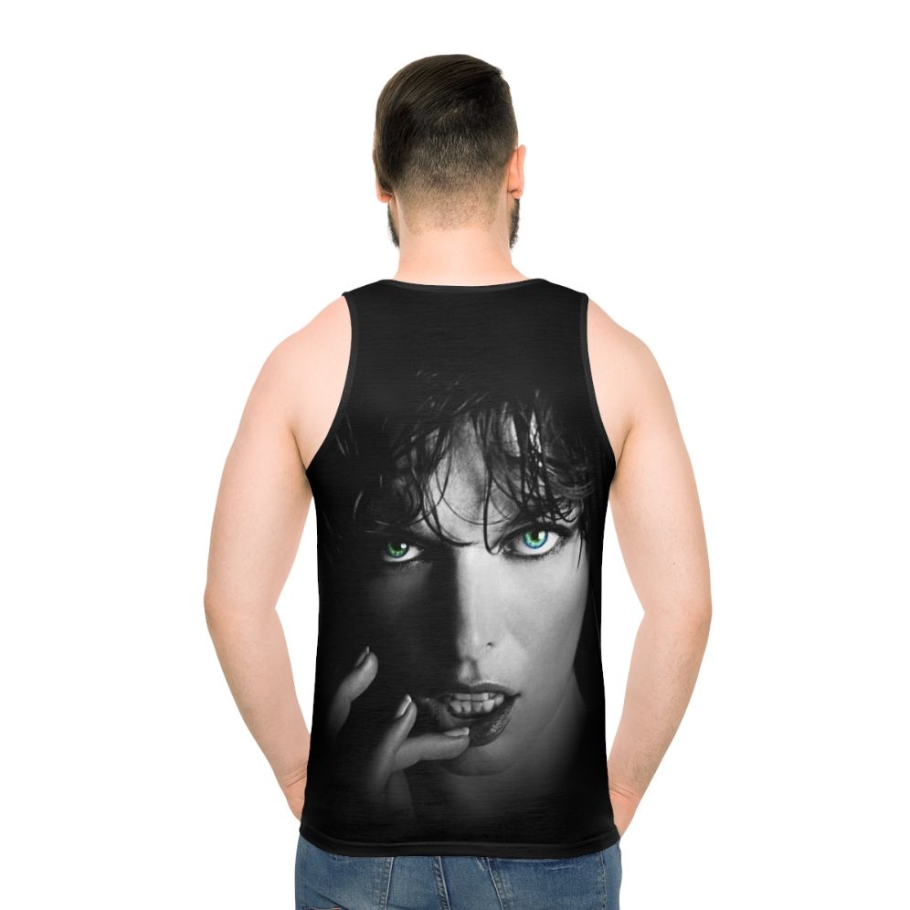 Milla Jovovich Resident Evil Unisex Tank Top - men back