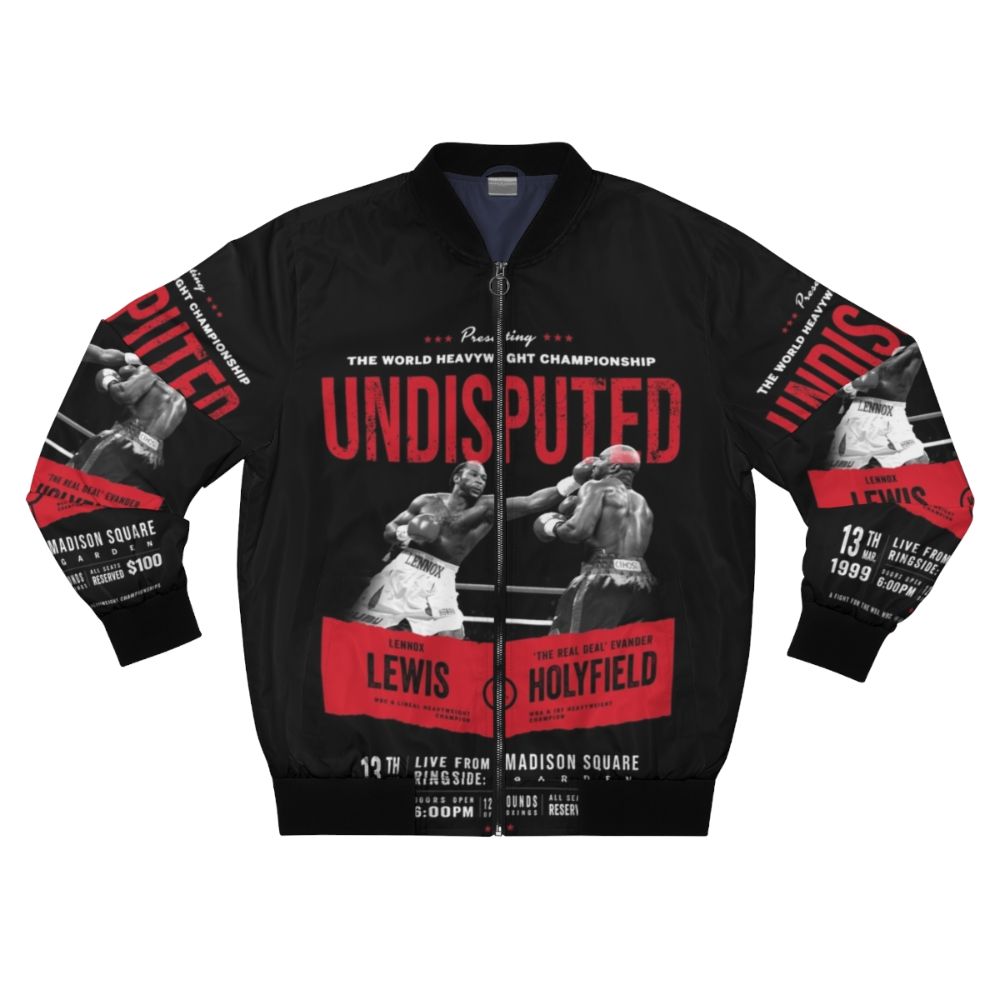 Lennox Lewis vs Evander Holyfield - Undisputed Heavyweight Boxing Champions T-shirt Bomber Jacket