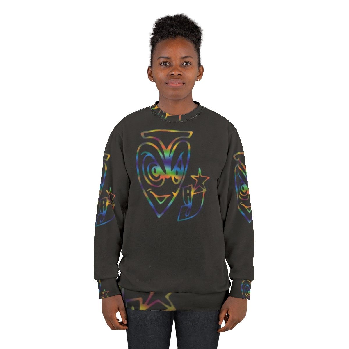 Basement Jaxx Inspired Graphic Sweatshirt - women