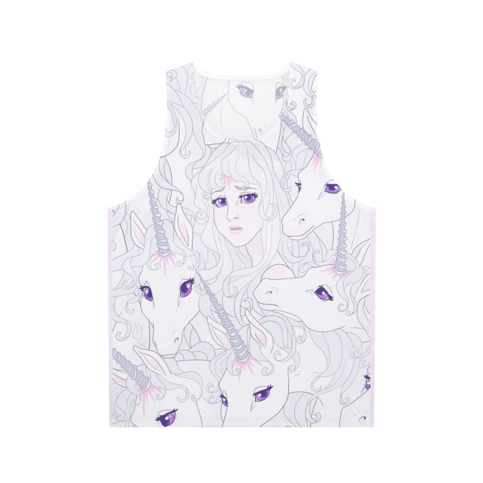 Unisex fantasy tank top inspired by 'The Last Unicorn'