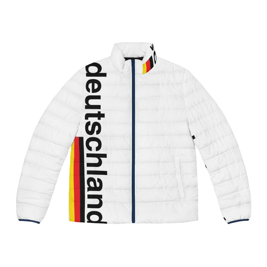 Deutschland Puffer Jacket with German Flag Design