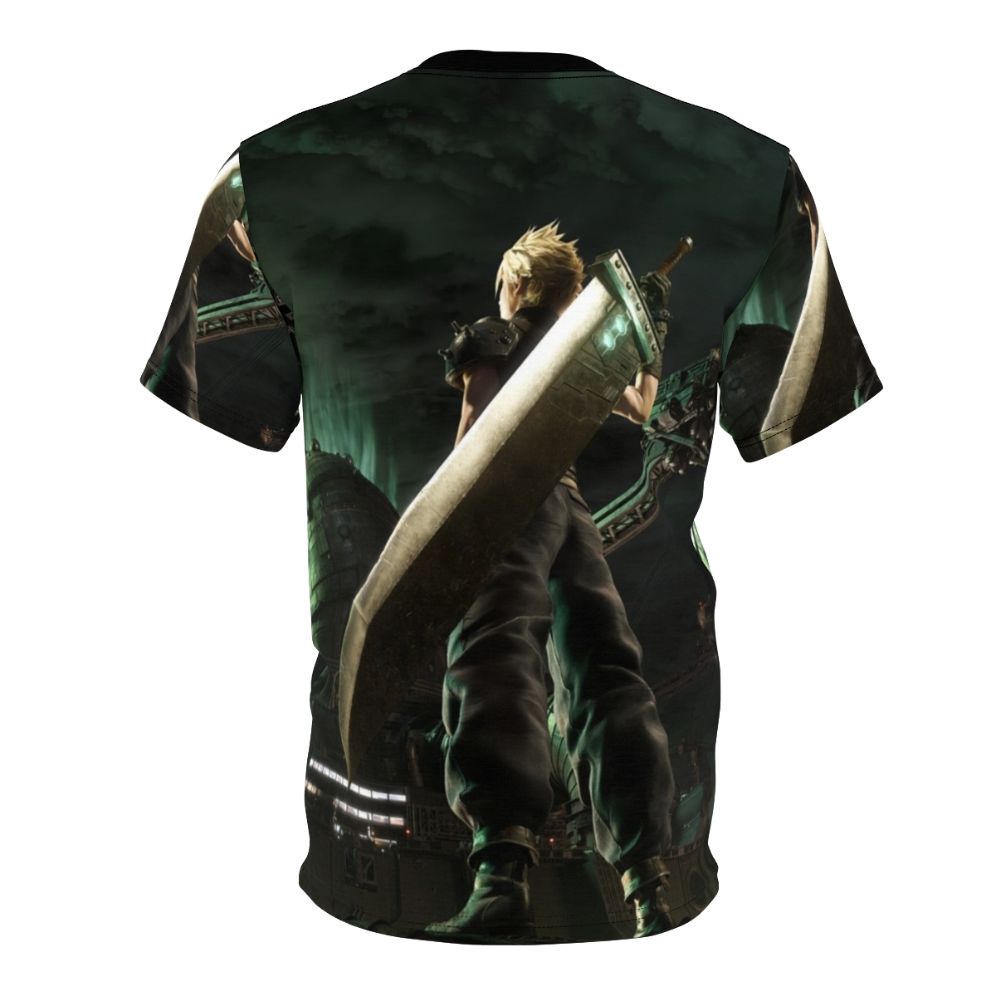 Final Fantasy Cloud Strife Inspired Fan T-shirt - Back