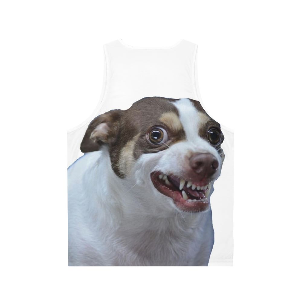 Mr Bubz Unisex Chihuahua Design Tank Top - Back