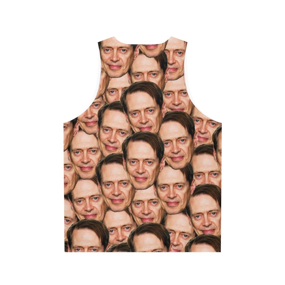 Steve Buscemi Trending Head Design Unisex Tank Top - Back