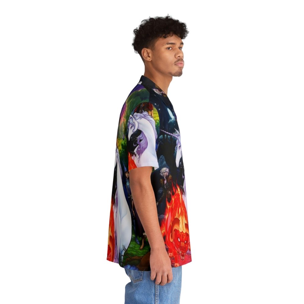 The Last Unicorn Hawaiian Shirt with Magical Realism - People Pight