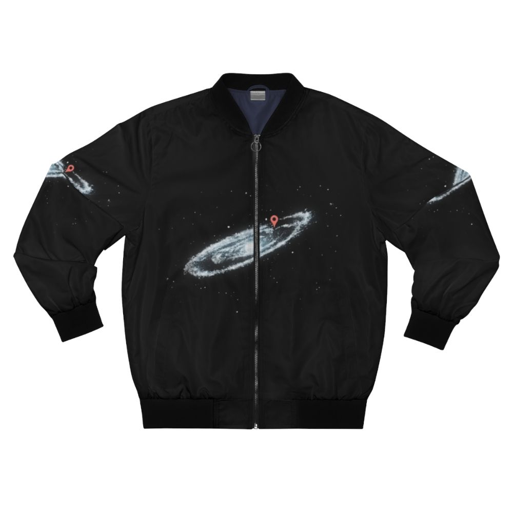 Milky Way Galaxy Bomber Jacket with Star Labs Design