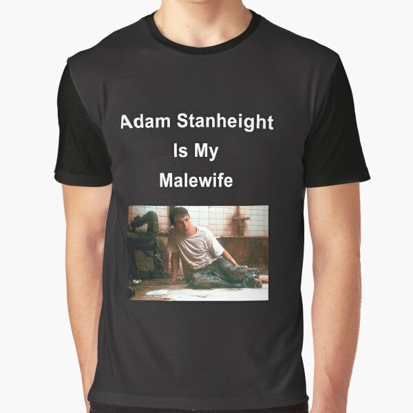 Adam Stanheight malewife graphic tshirt for Saw horror movie fans