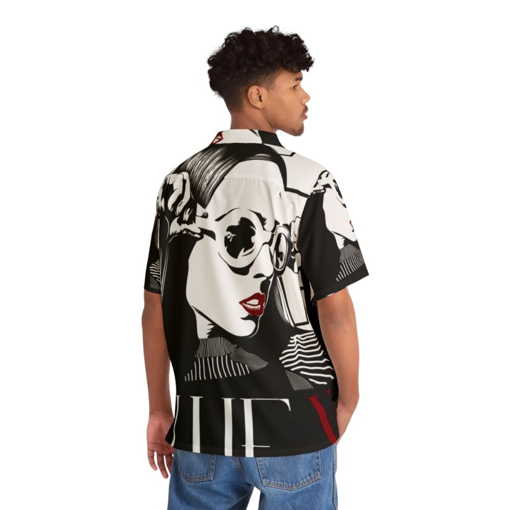 Allie X Portrait Hawaiian Shirt - Flat lay