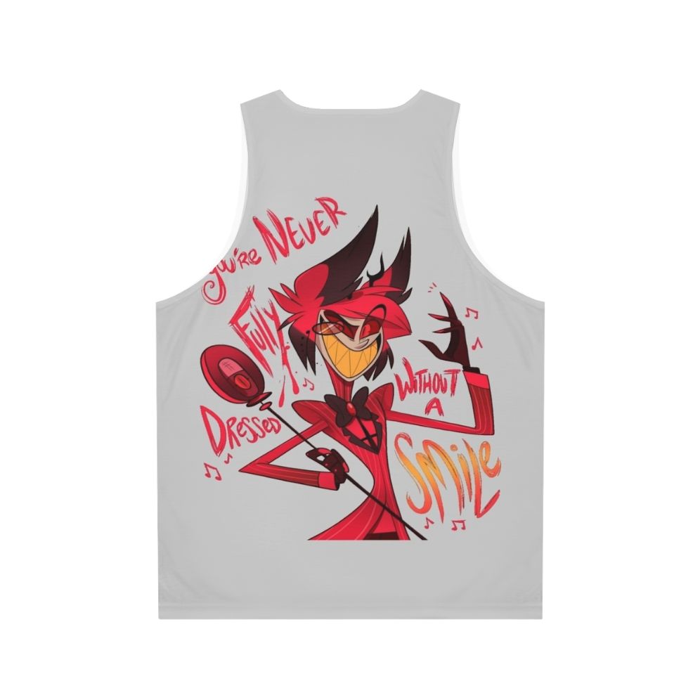 Hazbin Hotel Alastor Unisex Tank Top - Back