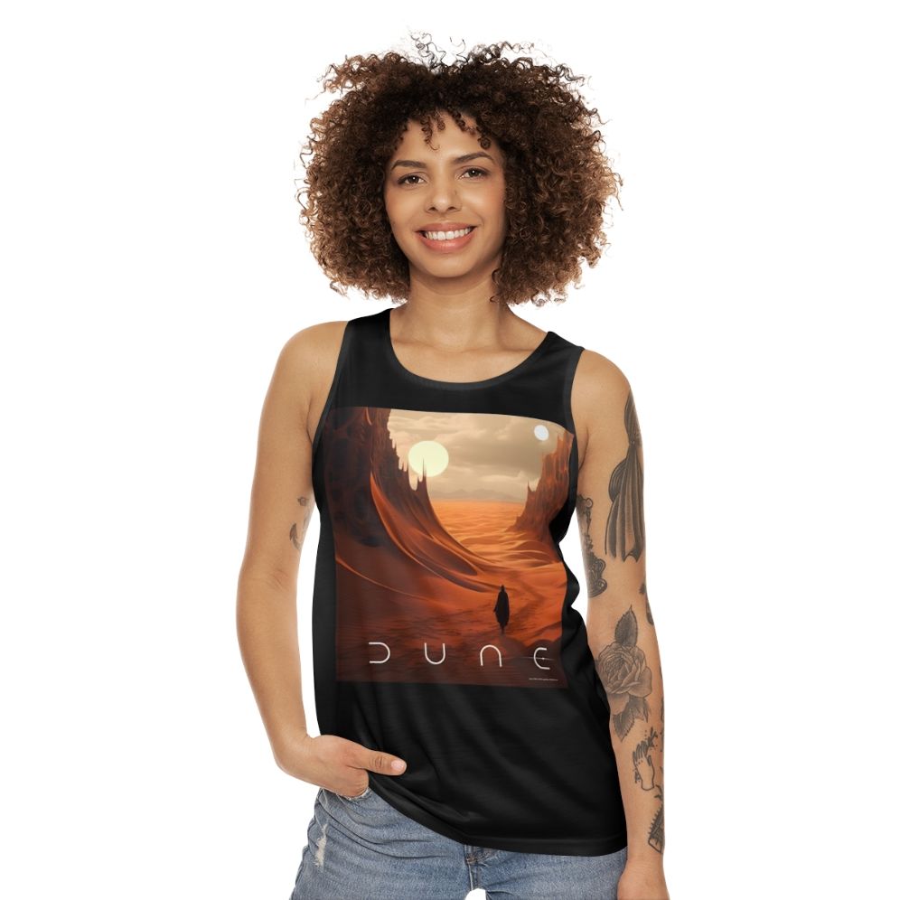 Dune 2020 Unisex Fan Art Tank Top - women