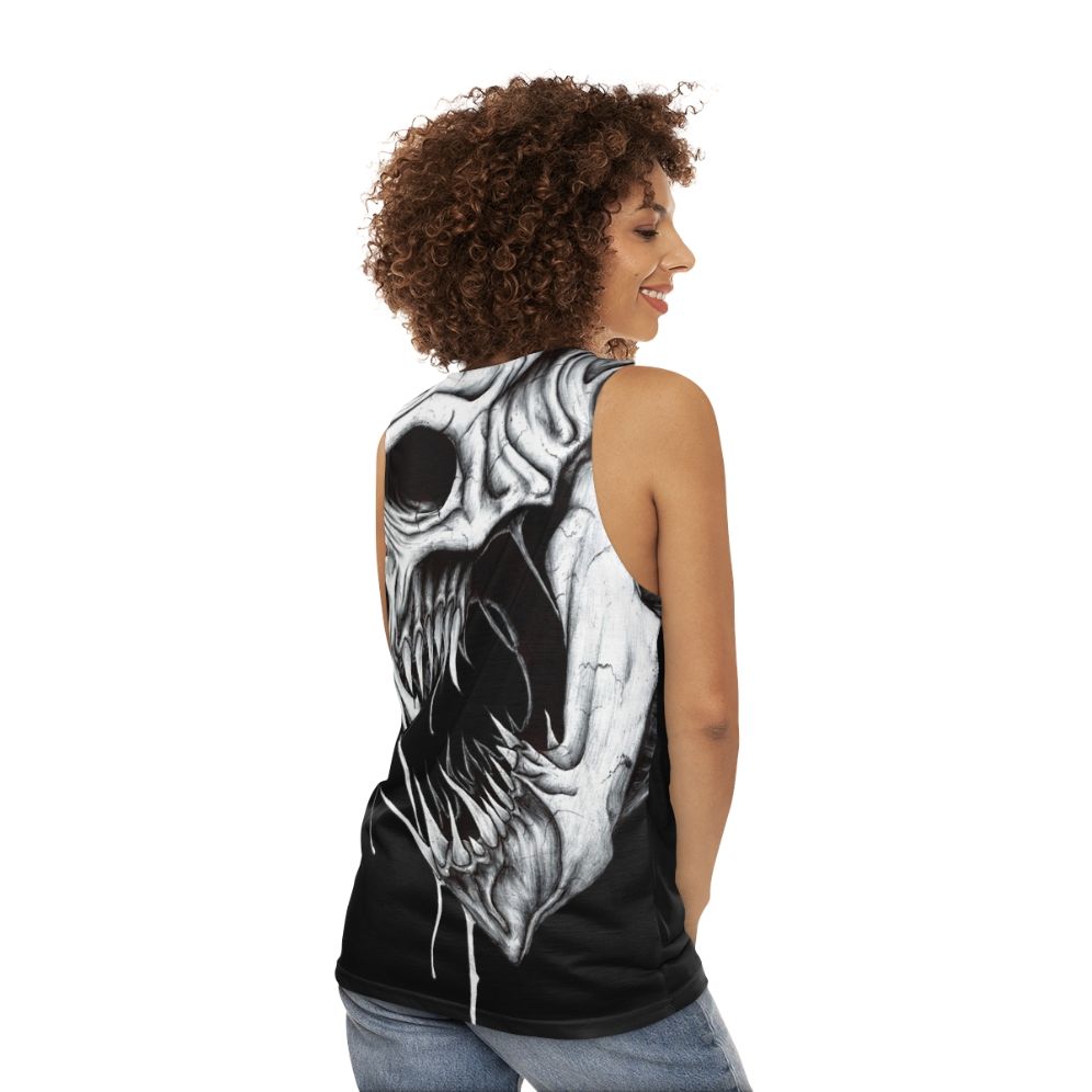 Grim Reaper Unisex Tank Top - women back