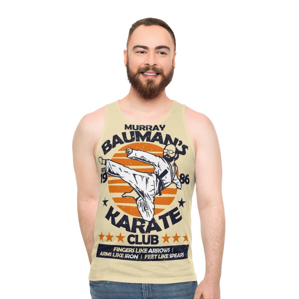 Murray Bauman's Karate Club Unisex Tank Top - Stranger Things Inspired - men