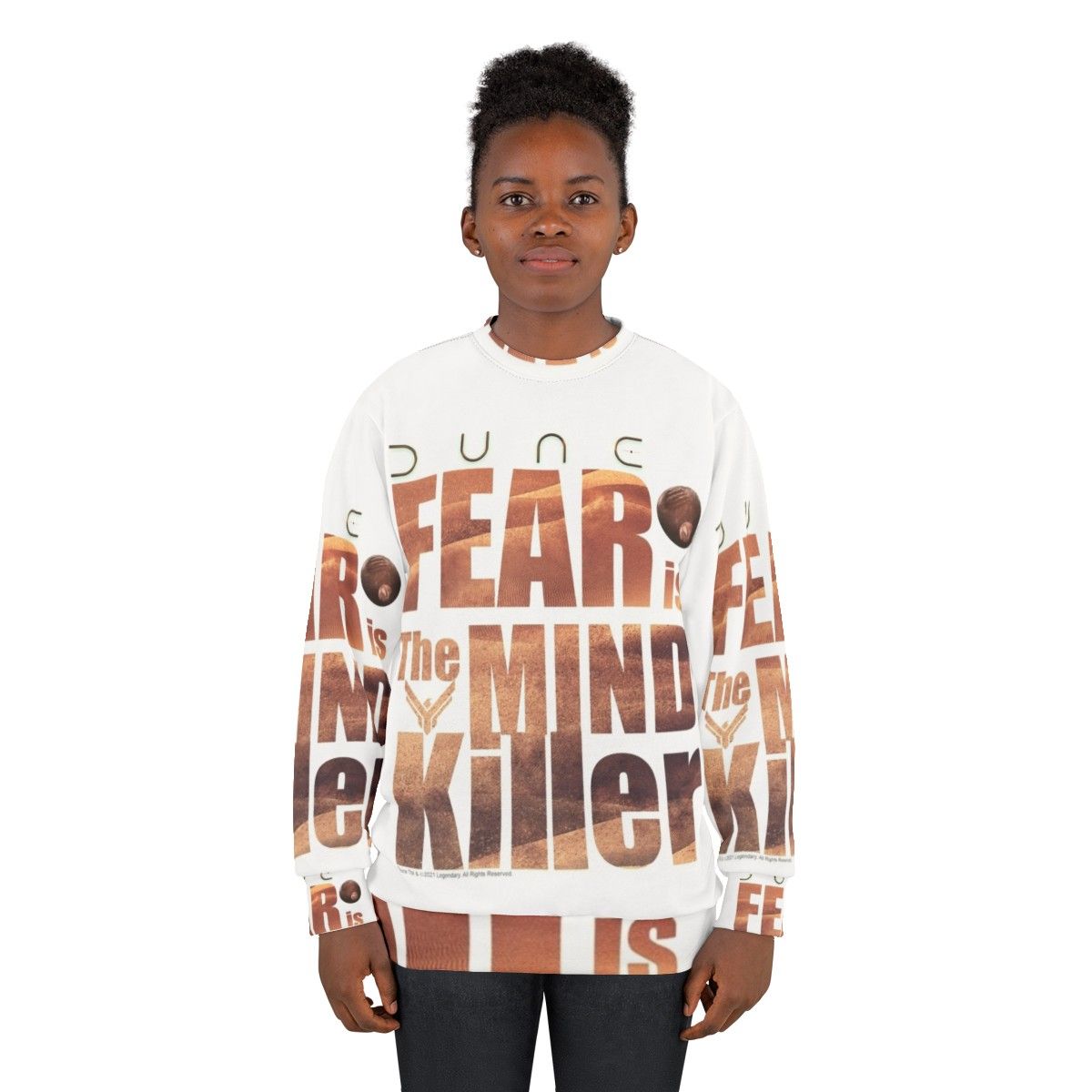 Dune 2020 "Fear Is The Mind Killer" Sci-Fi Sweatshirt - women