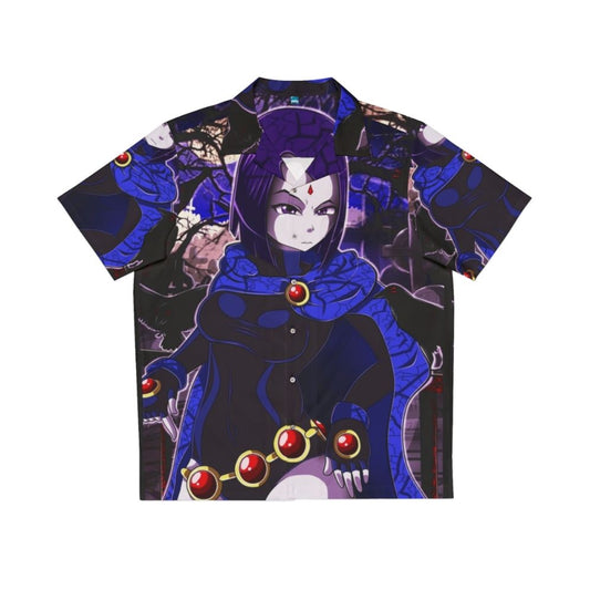 Raven Hawaiian Shirt with Teen Titans Graphic